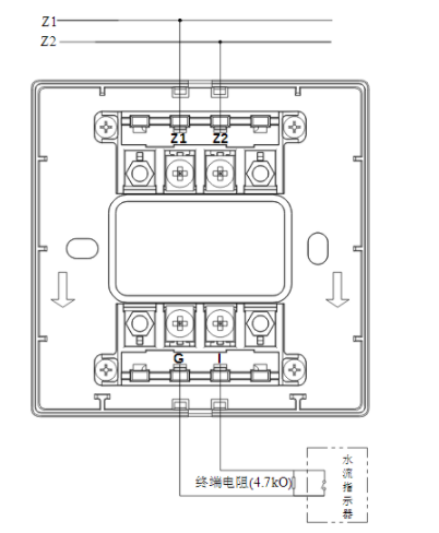 甘肃甘肃海湾消防GST-LD-8300B输入模块常开无源触点接线图
